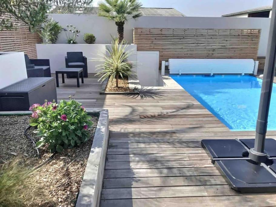 Villa Exceptionnelle Piscine Et Jardin Prive Sejour Haut De Gamme Proche La Rochelle Sainte-Soulle ภายนอก รูปภาพ